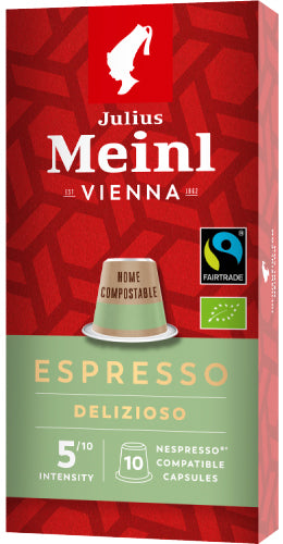 Julius Meinl BIO Fairtrade Nespresso® * -kompatibla espressokapslar