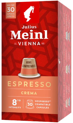 Julius Meinl Crema Nespresso®*-kompatibla kapslar 