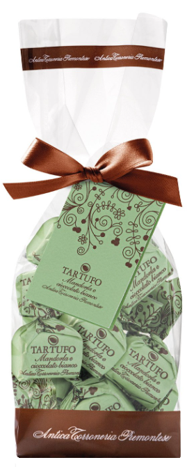 Antica Torroneria Piemontese Tartufi Vit Choklad & Mandel