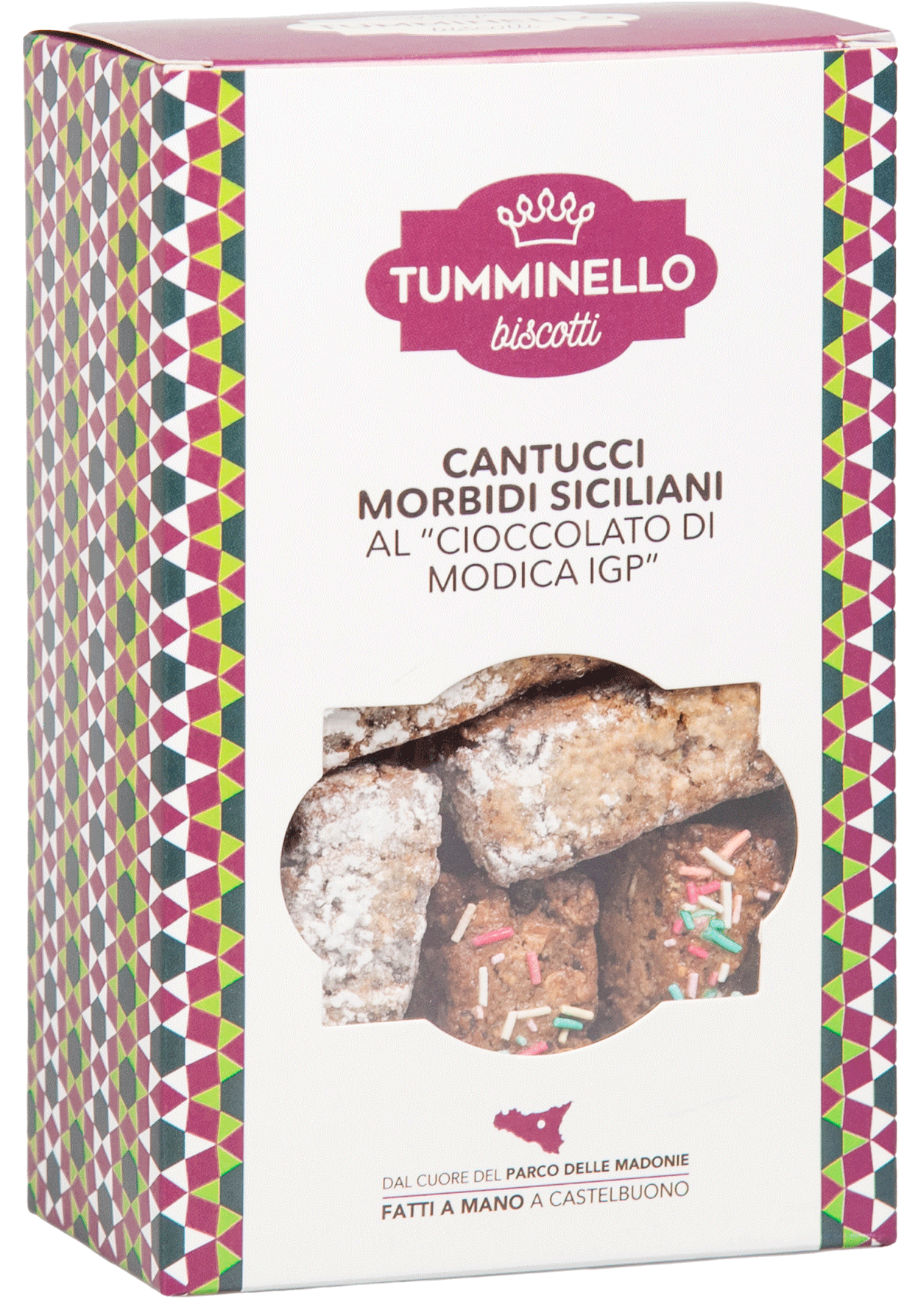 Tumminello Cantucci med choklad