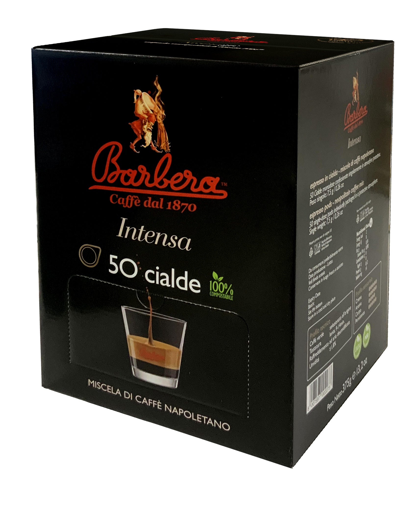 Barbera Intensa Espresso ESE Pods