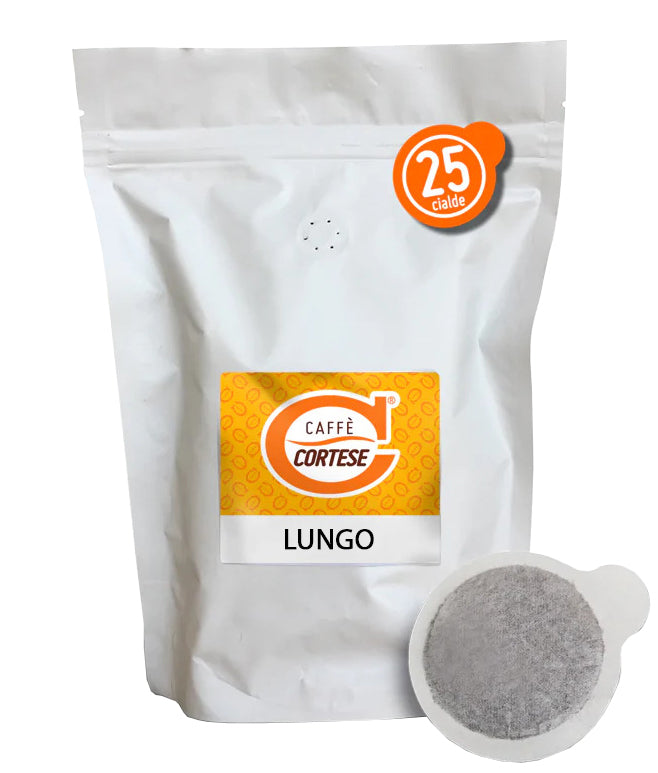 Cortese Caffè Lungo Classico ESE Pods oförpackade
