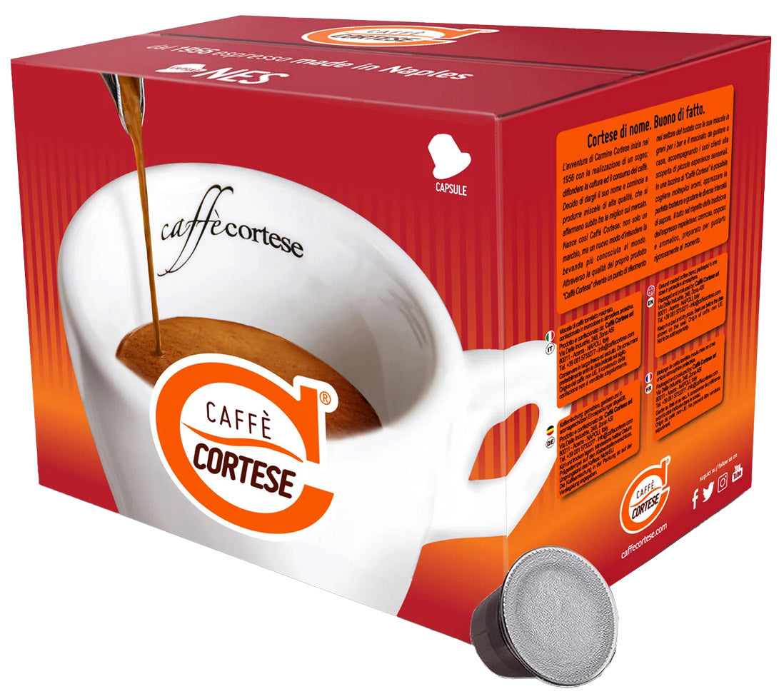 Caffè Cortese Nespresso®-kompatibla kapslar Forte