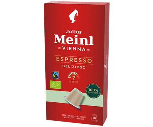 Julius Meinl BIO Fairtrade Nespresso® * -kompatibla espressokapslar