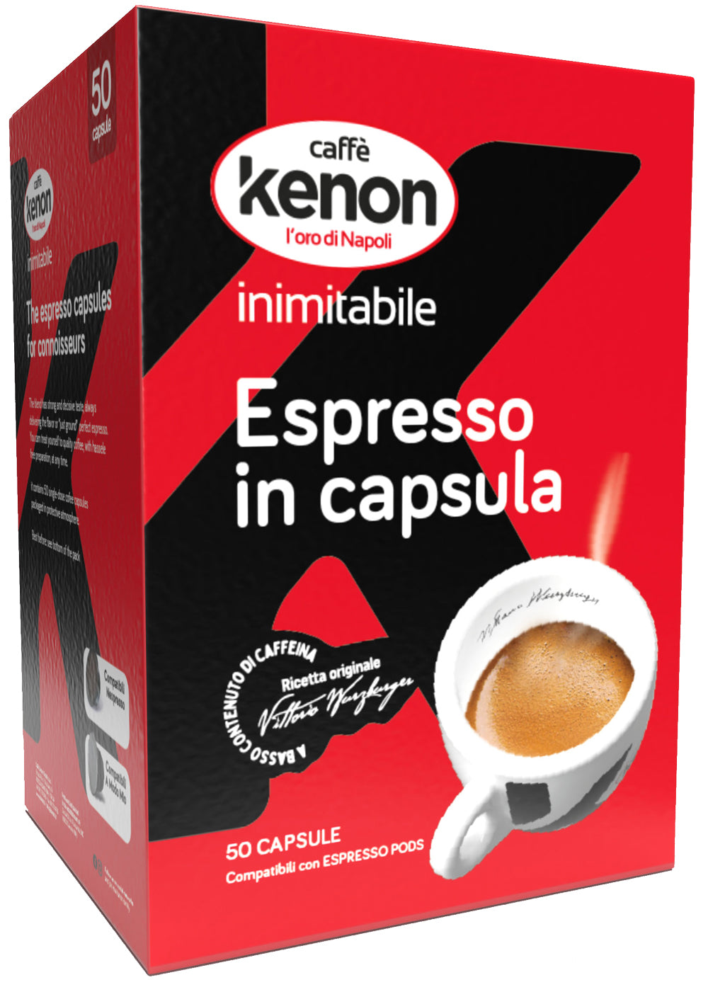 Kenon Nespresso®* kompatibla kapslar