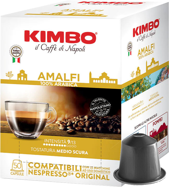 Kimbo Amalfi Nespresso®*-kompatibla kapslar
