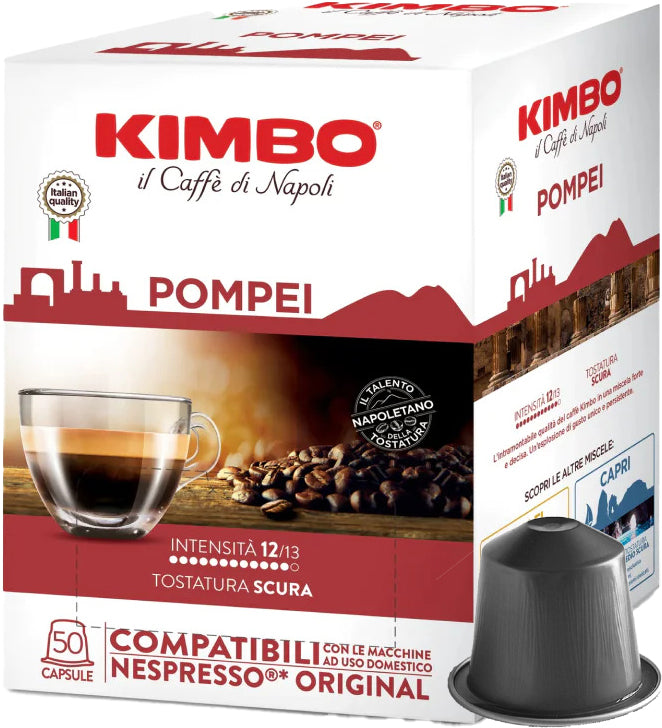 Kimbo Pompei Nespresso®*-kompatibla kapslar