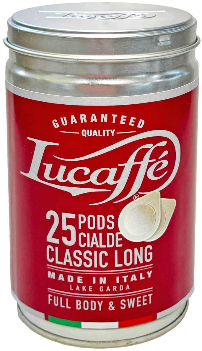 Lucaffé Long Coffee ESE Pods oförpackade