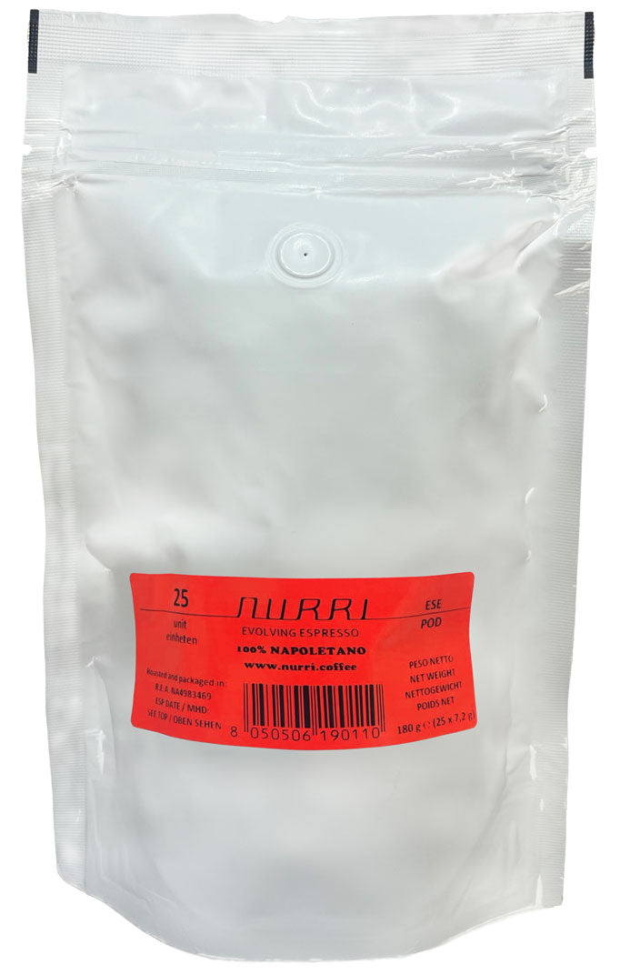 Nurri 100% Napoletano ESE Pods utan förpackning