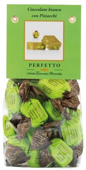 Antica Torroneria Piemontese vit choklad med pistage