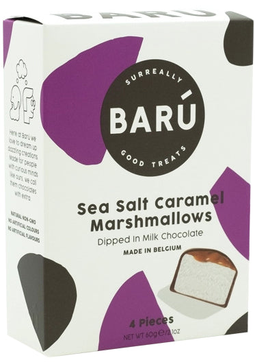 BARU - Marshmallows med mjölkchoklad och havssaltkaramell