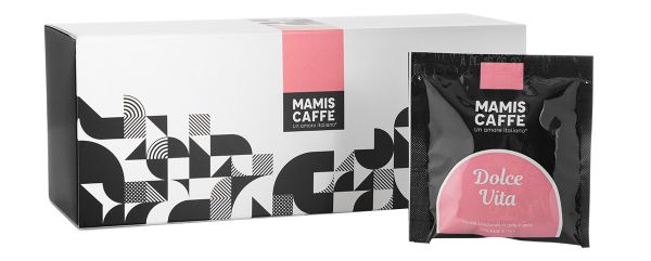 Mamis Caffe Espresso ESE Pad Dolce Vita - 15 Pads im Dispenser