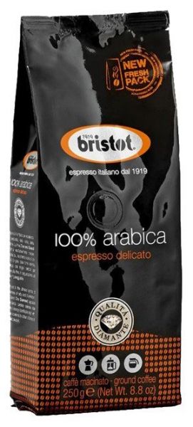 Bristot malet 100% arabica espressokaffe