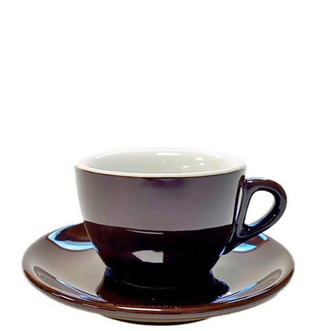 Cappuccinokopp Brun - tjockväggig