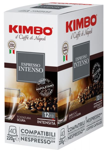 Kimbo Intenso 40 Nespresso®-kompatibla kapslar