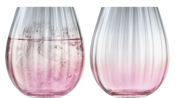 LSA Dusk glas-set rosa