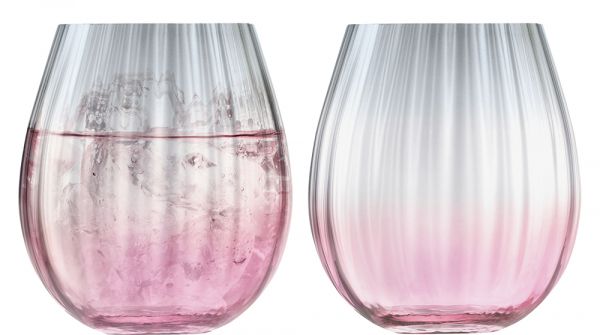 LSA Dusk glas-set rosa