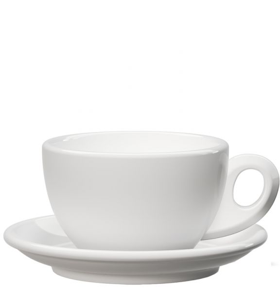 Lattekopp Vit - tjockväggig