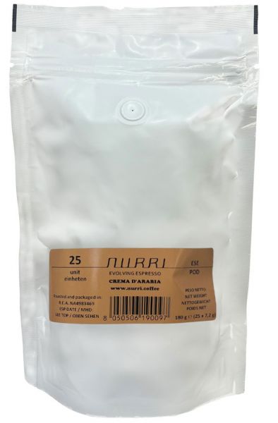 Nurri Caffè Crema d' Arabia ESE Pods