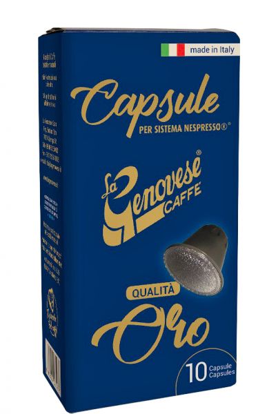 La Genovese Oro Nespresso®*-kompatibla kapslar