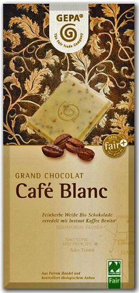 GEPA Ekologisk choklad Cafe Blanc