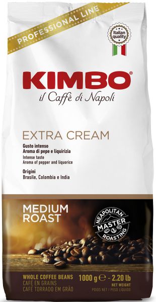 Kimbo espressokaffe Extra Cream