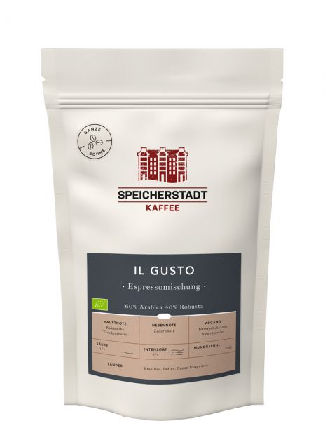 Speicherstadt Kaffee Ekologisk Espresso Il Gusto