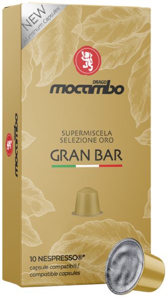 Mocambo Nespresso®-kompatibla kapslar Gran Bar