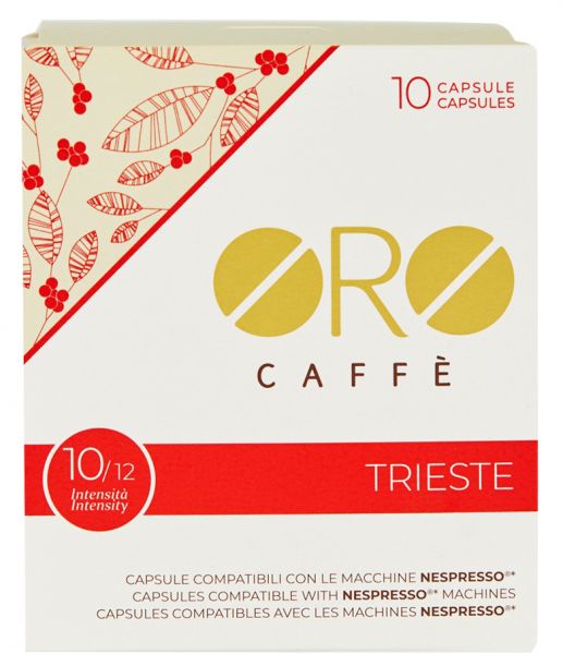 Oro Caffe Trieste Nespresso®*-kompatibla kapslar