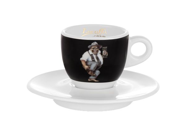 Lucaffe Espressotasse Schwarz