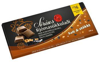 Noi Sirius Choklad med karamell, saltlakrits & havssalt