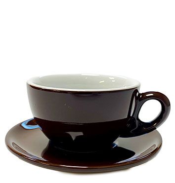 Lattekopp brun - tjockväggig