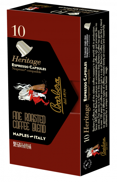 Barbera Heritage Nespresso®* kompatibla kapslar