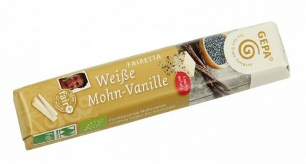 GEPA ekologisk Fairetta vit vallmofrön-vanilj