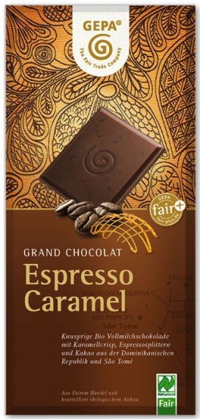 GEPA Ekologisk choklad Espresso karamell