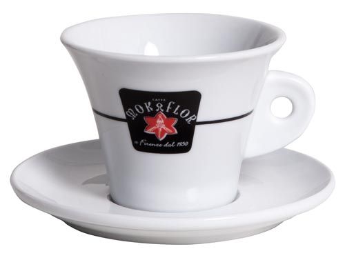 Mokaflor kaffe caffelattekopp