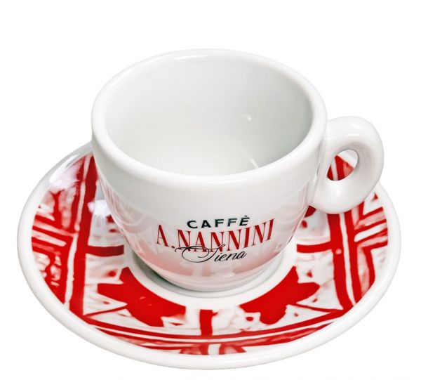 Cappuccinotasse Rot Nannini Kaffee