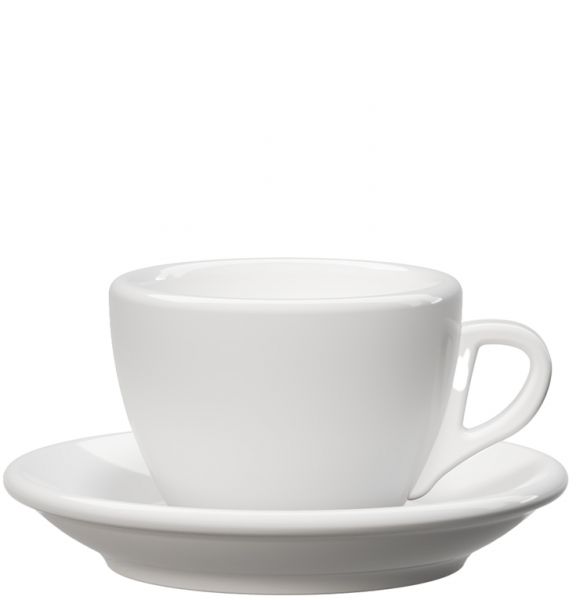 Cappuccinokopp Vit - tjockväggig