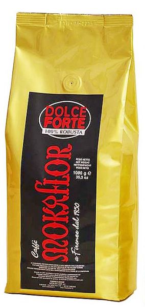 Mokaflor Dolce Forte 100% Robustabönor